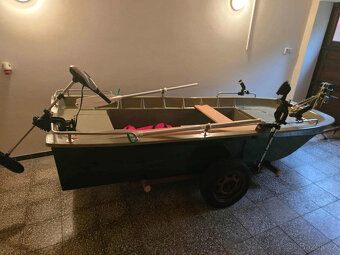Rybářská loď, pramice TINA II 335 x 125 - 12