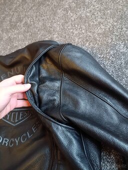 Kožená značková bunda Harley Davidson - 12