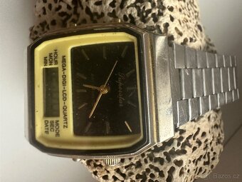 Retro hodinky mechanicke a quartz kombinace - 12