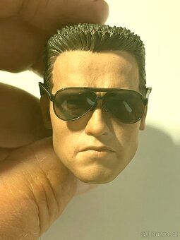 Predator 3x hlava Dutche na figurku 1/6 - A.Schwarzenegger - 12