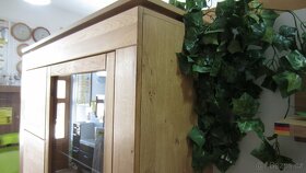 Obývací stěna Lyon z divokého masivního dubu Germany - 12