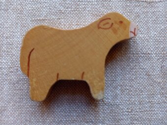 Dřevěné malované figurky, mix dřevěných hraček - 12