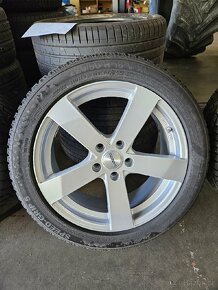 Alu kola 5x112 R18 + zimní pneu - 12