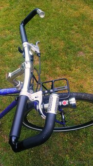 Městské gravel cross kolo. Kvalitní Cro-Mo rám velikost 57 - 12