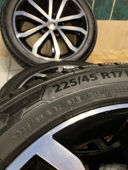Alu kola Škoda R17 5X112 ZÁNOVNÍ ZIMNÍ PNEU 225/45 R17 HAWK - 12