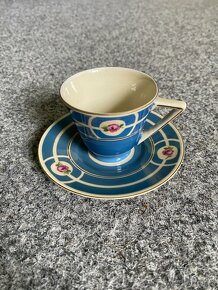 hrneček ART DECO porcelán starý porcelán šálek servis - 12