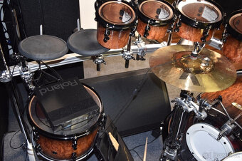 Bicí sada Pearl Masterworks 14dílná - 13 činelů Zildjian - p - 12