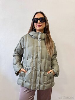 Lehká perová bunda s kapuci , nová - 12