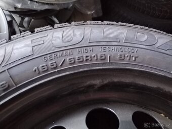 kola SMART TWINGO 4x100 R15 + 165/65/15 185/60/15 - 12