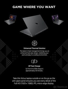 16" 144HZ_HP VICTUS_INTEL i7-12700H_16GB_RTX 3050 Ti 4GB - 12