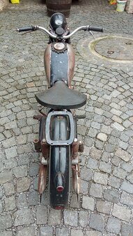 ČZ 125 C r.v. 1950 plus sedlo a motor navíc - 12