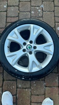 Originální Alu kola Škoda 17”, 1Z0 601 025 Q, 7Jx17H2, ET54 - 12