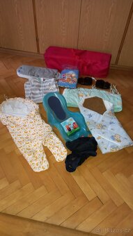kočárek + autosedačka a vše pro miminko - 12