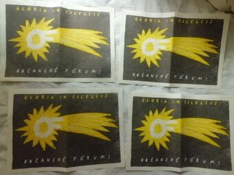 Vzácné Sběratelské Plakáty - Občanské Fórum - VÁCLAV HAVEL - 12