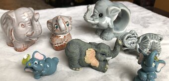 Sbírka miniaturních figurek slona - 12