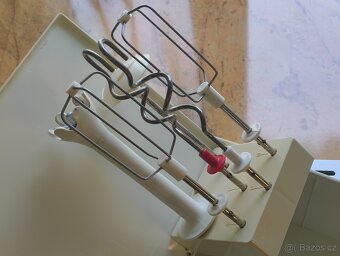 RETRO starý ruční elektrický šlehač mixér ETA příslušenství - 12