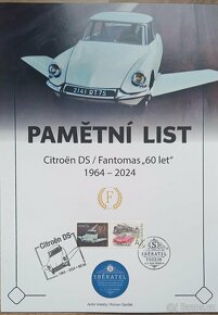 0 Euro Souvenir Citroen DS Fantomas konvolut komplet pouze 2 - 12