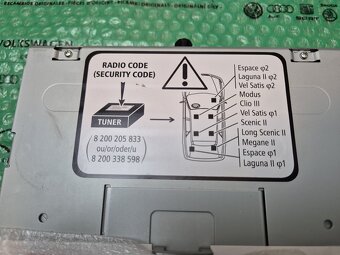 autorádio Renault Megane , Scenic , Laguna 8200300861 - 12
