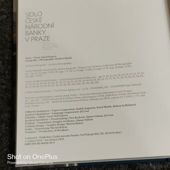 Kniha- Sídlo České národní banky v Praze vydání v roce 2022 - 12