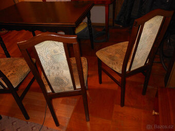 Prodám jídelní židle a rozkládací jídelní stůl - 12