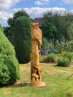 Dřevěná socha (dřevořezba pilou) - 12