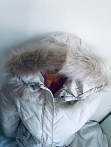 Luxus dámské zimní bunda dlouhá vel. 38/40 - 12
