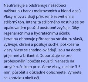Stříbrné  MASKY NA VLASY. VÝHODNÉ BALENÍ: 1000 ml  - 12