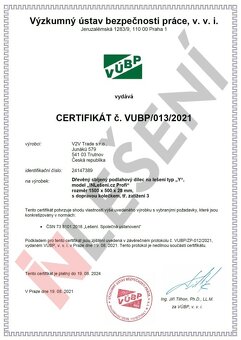 Dřevěné podlážky na trubkové a HAKI lešení - s CERTIFIKÁTEM - 12