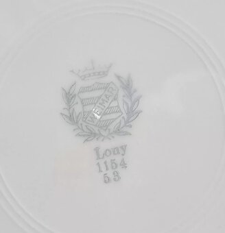 Starožitná porcelánová sňidaňova sada WEIMAR Německo - 12