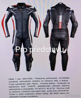 Kombinéza na silniční motorku - 12