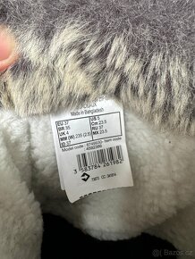 PRODÁNO,DÍVČÍ NEPROMOKAVÉ SNĚHULE QUECHUA,DECATHLON,VEL.37 - 12