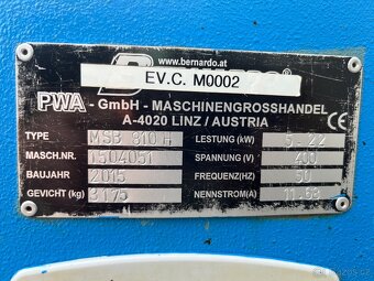 Pásová pila na kov MSB 810 H - 12