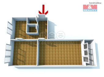 Prodej bytu 2+1, 48 m², Ostrava, ul. Kyjevská - 12