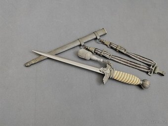Luftwaffe důstojnický kordík-2.model-FW Höller Solingen-Full - 12