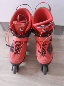 Prodám juniorské vel. nastav. in-line K2 35 - 40, 22-25,5cm - 12