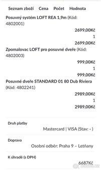 Posuvné dveře LOFT - DEKOR DUB - 12