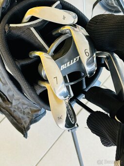 TOP stav - golfový set -  golfové hole Bullet vč. vozíku - 12