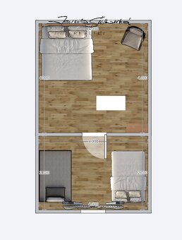 Chata 3+kk, 42 m2, pozemek 818 m2, Karlov u Paseky - 12