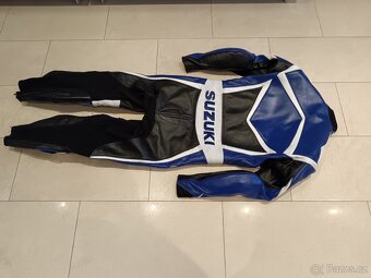 Suzuki-Pánská Dámská kožená moto kombinéza, jednodílná - 12