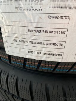 Nové Alu kola Hyundai z pneu Dunlop 5SUV 215/65 R 17 99V - 12