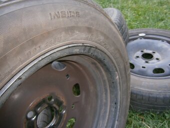 PNEU LETNÍ 165.70.R14 4x + DISKY PLECH 14"  KONCERN - 12