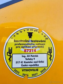 Samochodný postřikovač Mazzotti MAF 3180 - 12