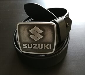 Luxusní kožený opasek s přezkou HONDA - nový, nepoužitý - 12