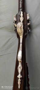Stříbrná křesadlová puška dámská 1750 - 12
