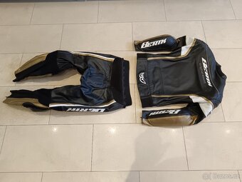 Berik Bionic Gold-Pánská kožená moto kombinéza, dvoudílná - 12