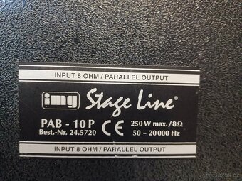 IMG Stage Line PAB-10P ozvučovací bedny, 2pásma,8 ohmů,250W - 12
