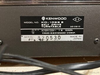 Vintage gramofon Kenwood (Trio) KD-1033B - 12