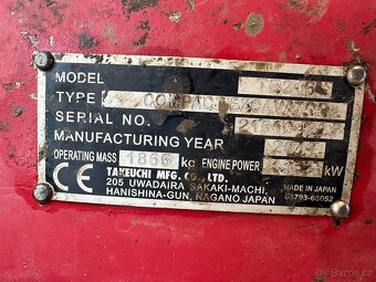 Bagr Takeuchi TB 216 A - 12