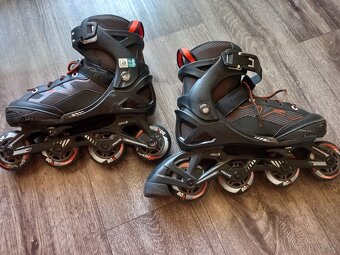 Kolečkové brusle inline posuvné 32-35 Oxelo - 12