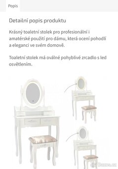 Kosmetický stolek pro slečnu - 12